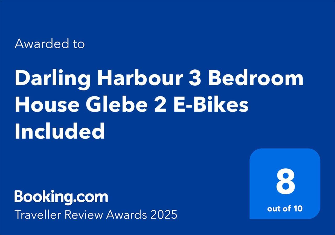 Darling Harbour 3 Bedroom House Glebe 2 E-Bikes Included Sídney Exterior foto
